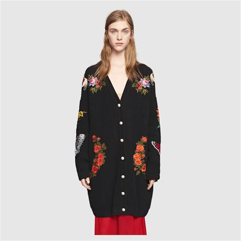 cardigan gucci replica|gucci embroidered oversized cardigan.